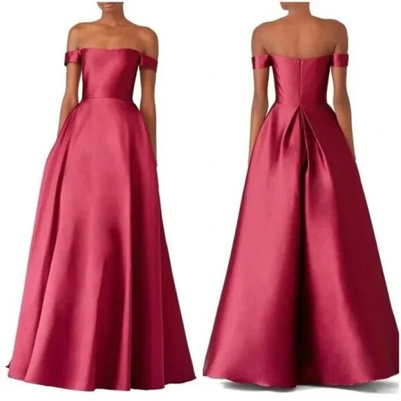 Monique Lhuillier Dresses & Skirts - Monique Lhuillier Raspberry Romance Gown $595